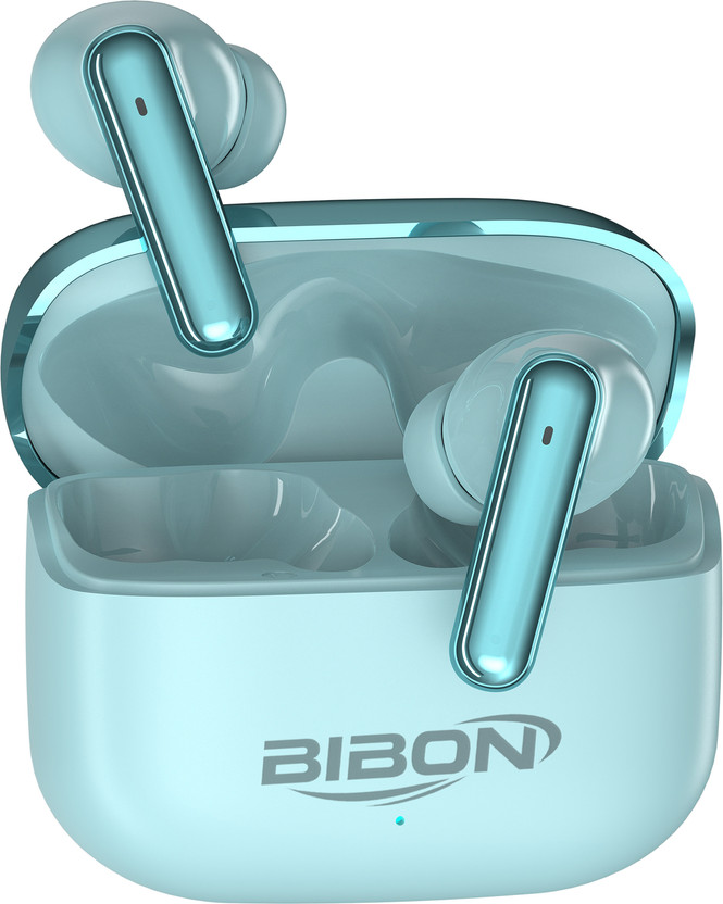BiBon SuperPods Immersio Dolby Audio, 3D Soundstage, Wireless Earbuds with Deep Bass-2 Bluetooth(Frosted, Mint, True Wireless)