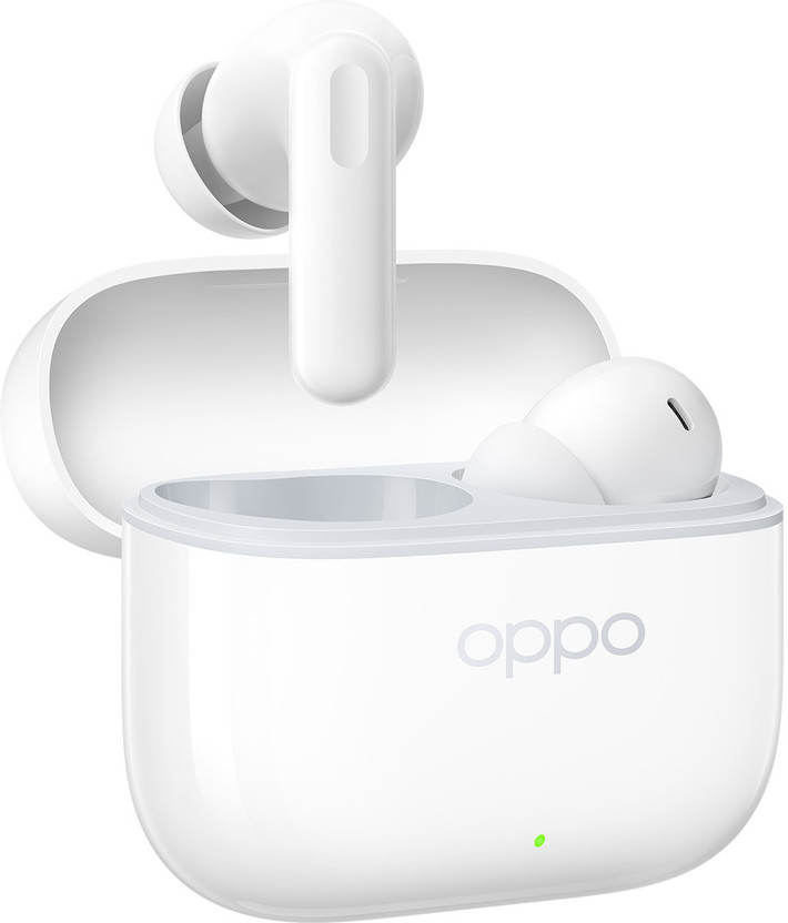 OPPO Enco Buds3 Pro,12.4mm Driver,54hrs Playback,Deep Bass,Dual-Device Pairing,IP55 Bluetooth(Glaze White, True Wireless)