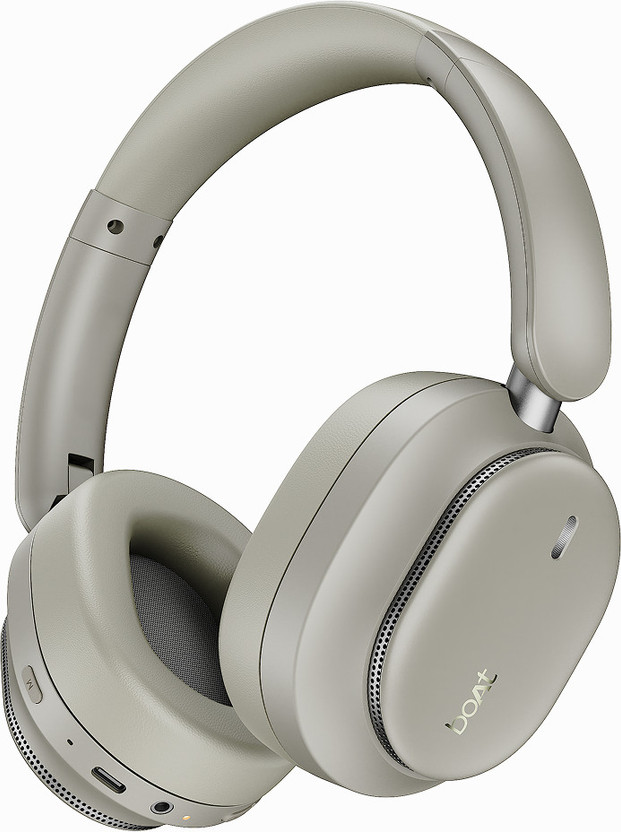 boAt Rockerz Plus 440,Dual Driver,80H Battery,BEAST Mode,ENx,BT v6.0,IPX4,ASAP Charge Bluetooth(Pebble Grey, On the Ear)