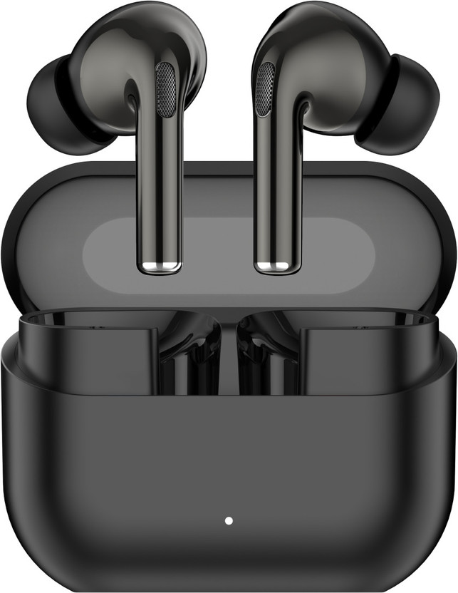 Caidea SPACE TWS Royal Upto 40 Hours Playtime*Fast Charging Dual Pairing Heavy BASS Bluetooth(SHINE BLACK, True Wireless)