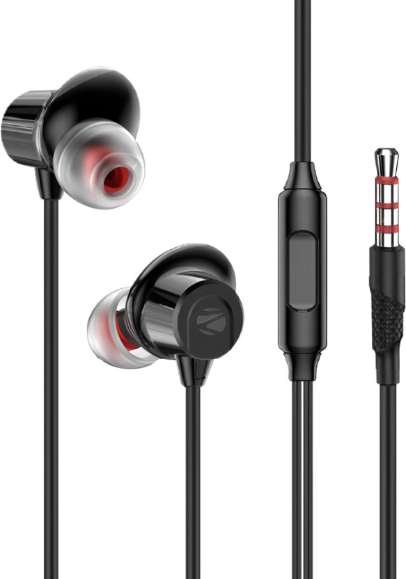 ZEBRONICS Zeb -Buds 50 Wired(Black, In the Ear)
