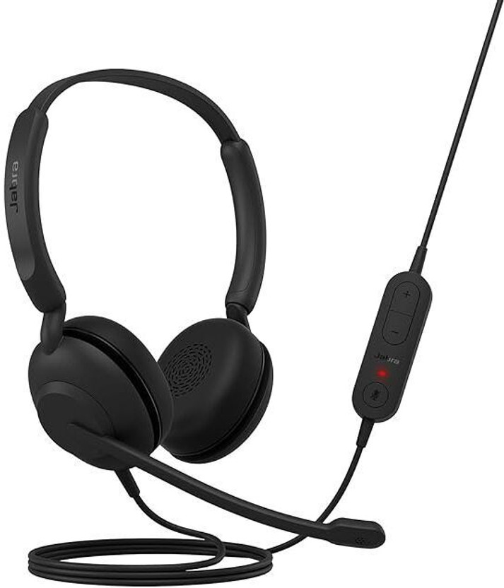 JABRA Evolve 10 Wired(Black, On the Ear)