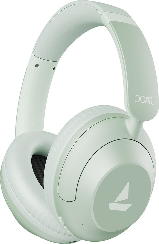 boAt Rockerz 650 Pro(2025 Launch), Touch/Swipe Controls, Dolby Audio, 80 Hrs Battery Bluetooth(Sage Green, On the Ear)