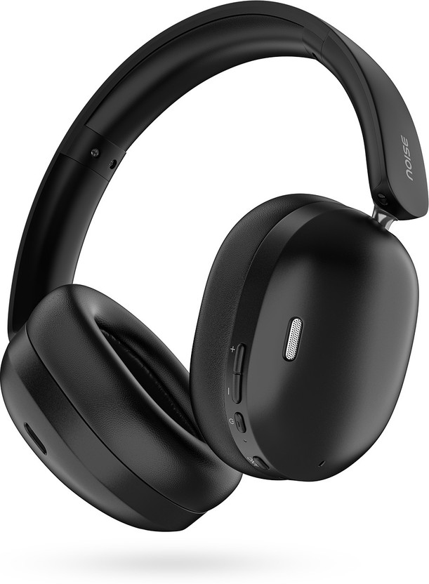 Noise Airwave Max XR, 120H Segment Best Playtime, ANC, HFA Tech, Dual Pairing, BT V6.0 Bluetooth(Carbon black, On the Ear)