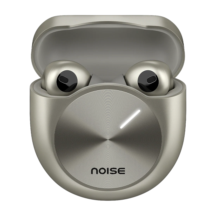 Noise Master Buds, Sound by BOSE, 49dB ANC, 6 Mic ENC, 44 Hr Battery, Spatial Audio Bluetooth(Titanium, True Wireless)