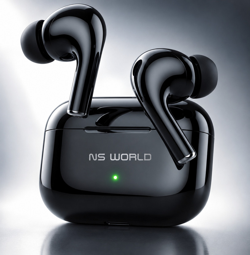 NS NS WORLD Thunderbuds TWS | Super Bass |15 Hour Battery with case| Touch Earbuds & Airbuds Bluetooth(Glossy Black, True Wireless) - Flipkart Deal