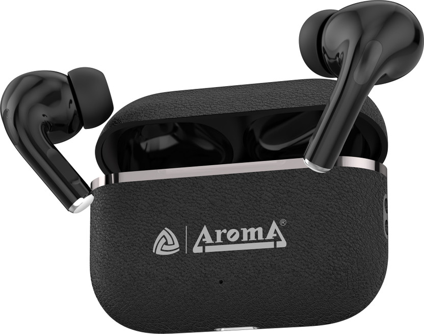Aroma Aroma Scrub Pro Upto 50H Playtime*,ENC,Dual Pairing, Deep Bass, Fast Charging Earbuds Bluetooth(Vintage Black, True Wireless) - Flipkart Deal