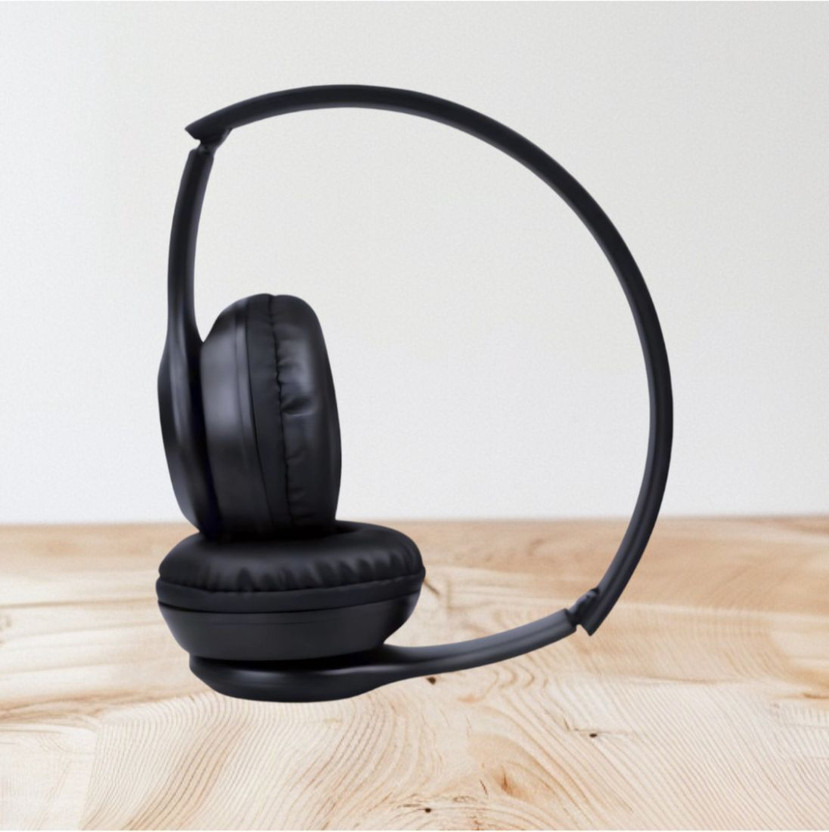TWS Stylish Wireless Headphones with Clear Mic for Gaming & Calls._UQ Bluetooth & Wired(Black, On the Ear)
