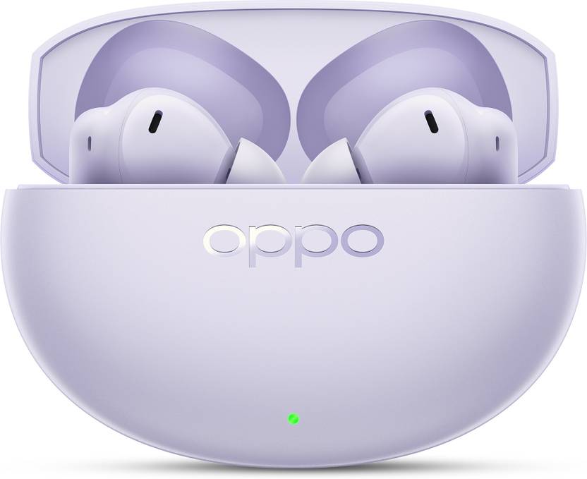 OPPO Enco Air 5 with 6-mic 52dB ANC,Upto 54Hrs Playtime,Low Latency,Fast Charging Bluetooth Headset Lavender Purple, True Wireless