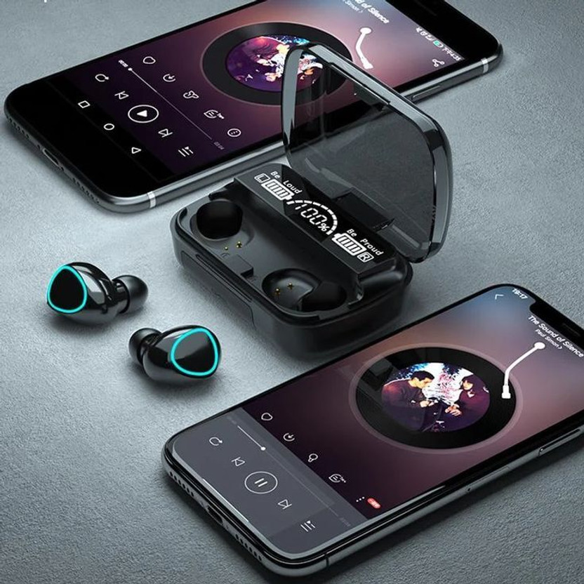 4BT True Wireless(TWS) Bluetooth Earbuds Bluetooth(Black, True Wireless)