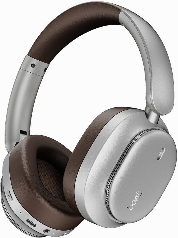 boAt Rockerz Plus 440,Dual Driver,80H Battery,BEAST Mode,ENx,BT v6.0,IPX4,ASAP Charge Bluetooth(Metal Grey, On the Ear)