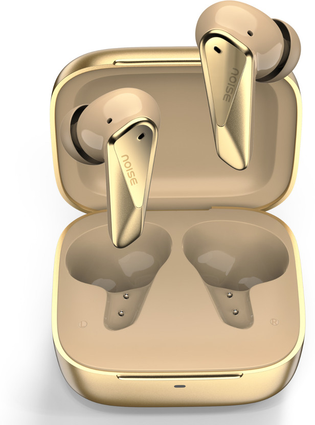 Noise Buds N2 Pro (2026 Launch) with 70H Playtime, 32dB ANC, Instacharge, Dual Pairing Bluetooth(Desert Gold, True Wireless)