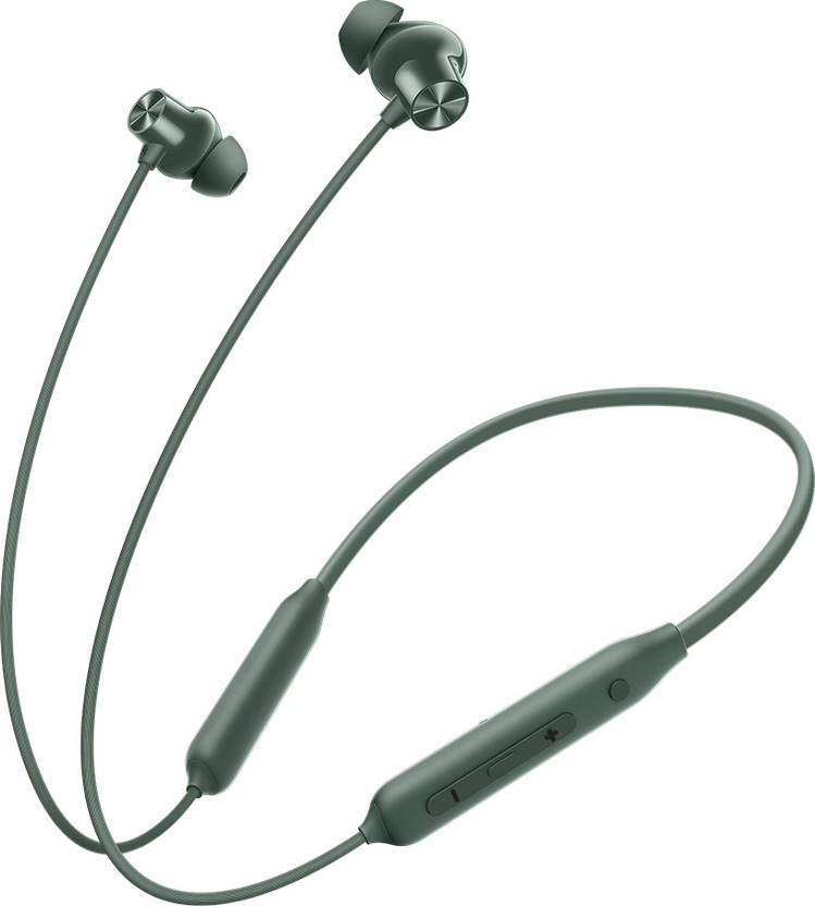 OnePlus Bullets Wireless Z2 ANC Earphones with 45dB Hybrid Bluetooth Headset (Grand Green, In the Ear)