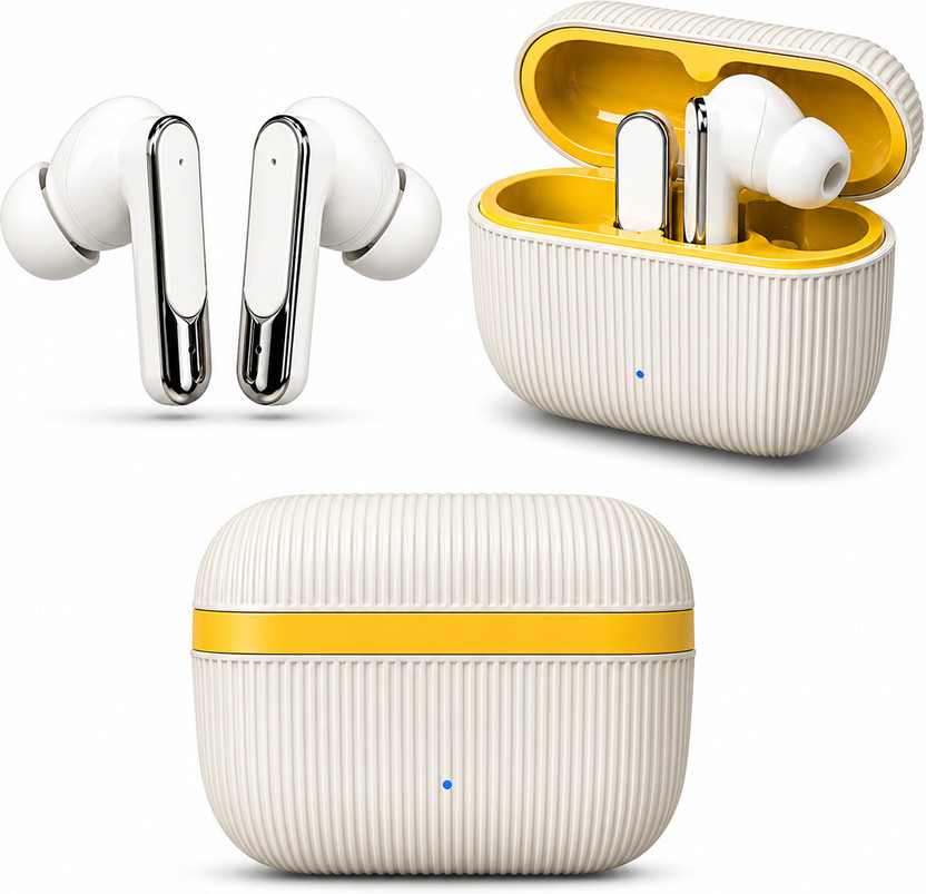 Clubics Clubics TWS Wireless Earbuds Bluetooth V6.0, HD Sound, Type-C Charging, 20m Range Bluetooth(Yellow, True Wireless) - Flipkart Deal