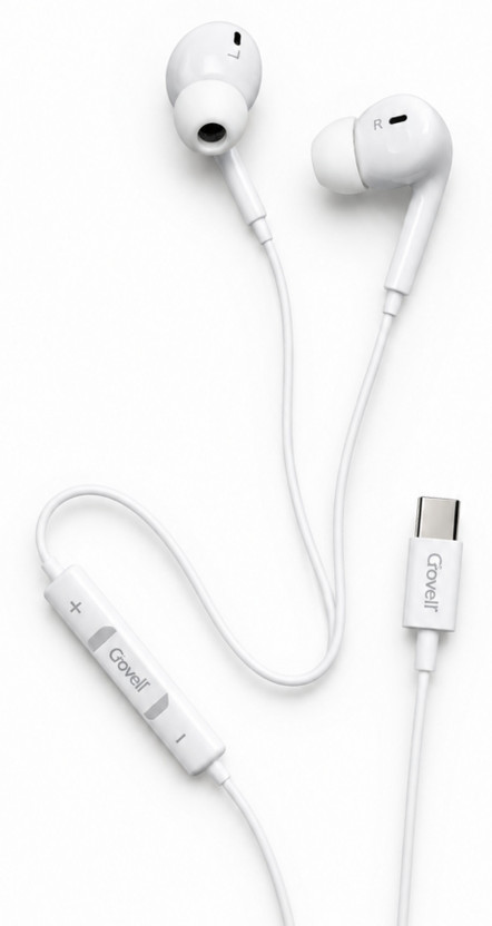 Crovell Crovell CV HE-246 Type-C Wired Earbuds for Online Meetings & Classes Wired(White, In the Ear) - Flipkart Deal