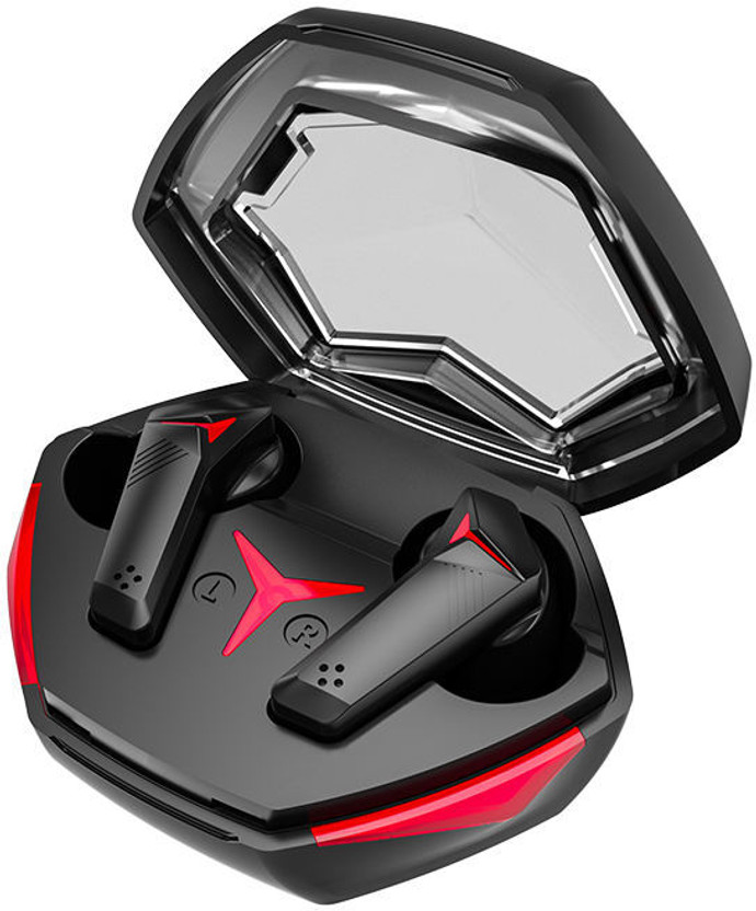 m2wear DX21 Wireless Earbuds LED Display Headset Gaming In-Ear Headphones Bluetooth(Black, True Wireless)