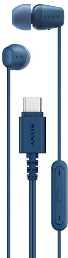 SONY IER-EX15C/Blue Wired(Blue, On the Ear)