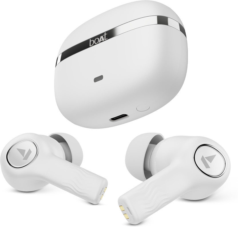 boAt Nirvana Ion with 120 Hours Playback & Crystal Bionic Sound by Hifi DSP 5 Bluetooth(Ivory White, True Wireless)