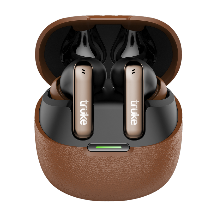 truke truke Mega 7 Gaming TWS, 24-bit Spatial Audio Earbuds, 60H Battery, Quad Mic ENC, 5.4 Bluetooth(Coffee brown, True Wireless) - Flipkart Deal