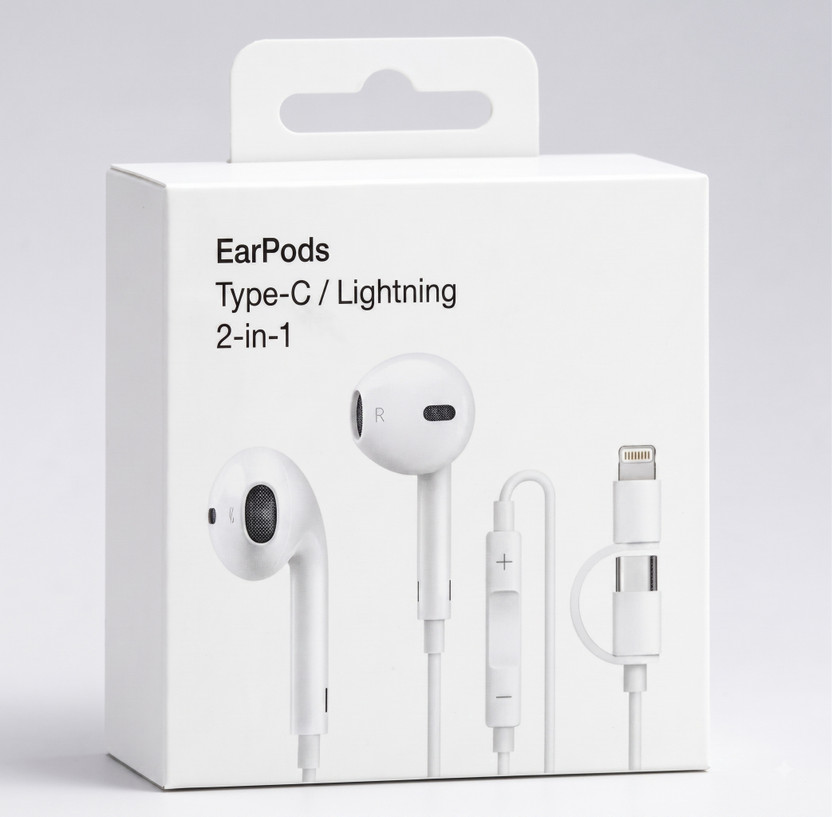 Flipkart Lovie'saccessories Lovie’s Accessories 2-in-1 Dual Connector Wired Earphones (Type-C & Lightning) Wired(White, On the Ear) - Flipkart Deal