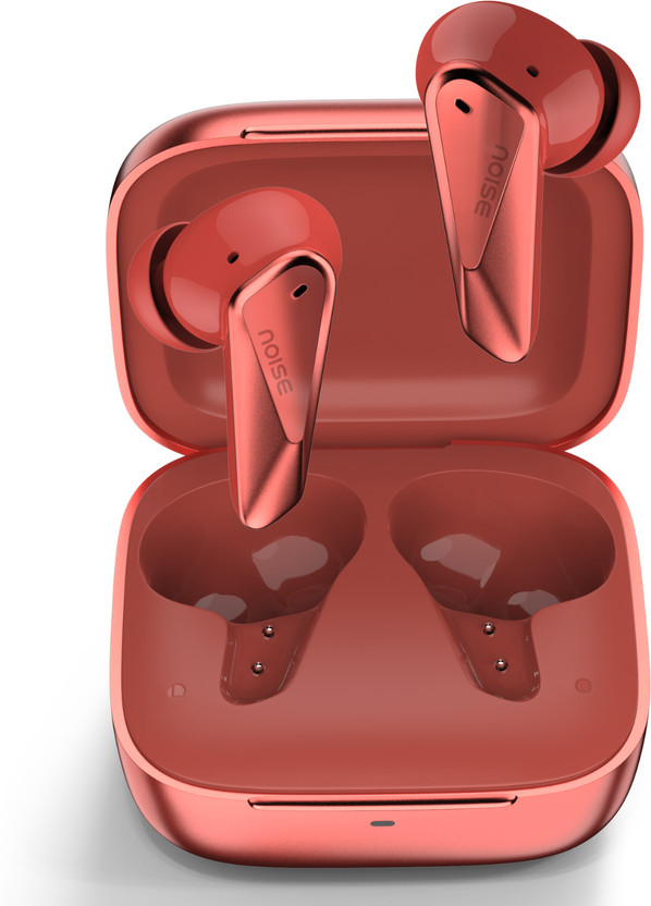 Noise Buds N2 Pro (2026 Launch) with 70H Playtime, 32dB ANC, Instacharge, Dual Pairing Bluetooth(Aurora Red, True Wireless)