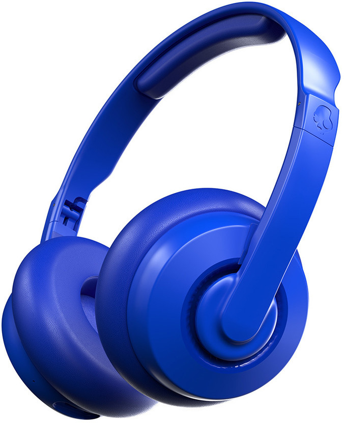 Skullcandy Cassette 40mm drivers 22Hrs Playtime+Rapid Charge Collapsible Design,Lightweight Bluetooth(Blue, On the Ear)