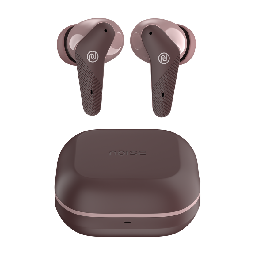 Noise Buds VS102 Neo with 40 Hrs Playtime, Environmental Noise Cancellation, Quad Mic Bluetooth(Deep wine, True Wireless)