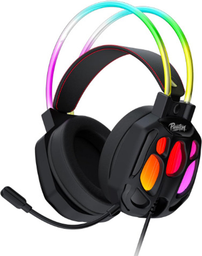 Acer Nitro Phantom HX5 Wired Gaming Headset Wired Gaming(Black, On the Ear)