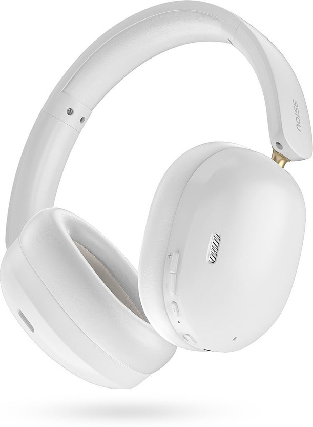 Noise Airwave Max XR, 120H Segment Best Playtime, ANC, HFA Tech, Dual Pairing, BT V6.0 Bluetooth(Pearl beige, On the Ear)