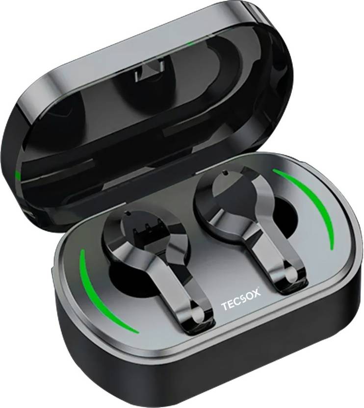 TecSox Slider Wireless Earbuds IPX Truly Wireless 20hrs Best Low