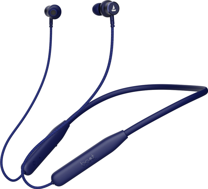 boAt Rockerz 110 with 40 HRS Playback, ENx Technology, Beast Mode & ASAP Charge Bluetooth(Deep Purple, In the Ear)