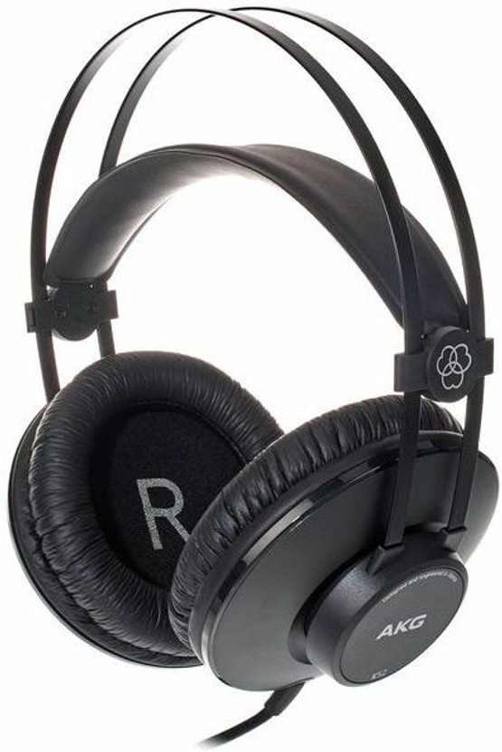 AKG K52 Closed-Back Studio Headphone Wired without Mic(Black, On the Ear)