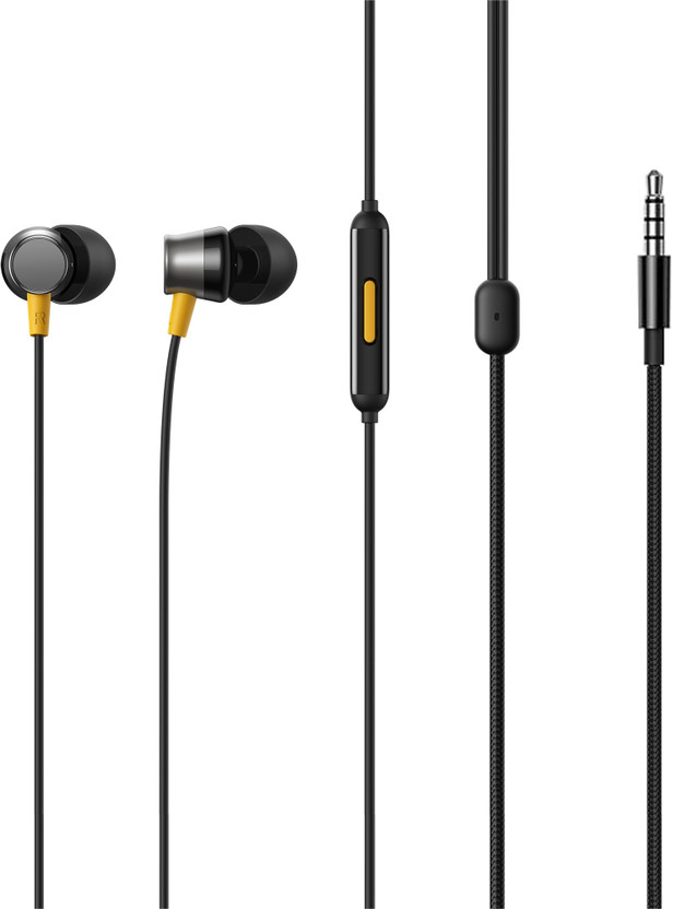 realme Buds 3 wired Wired(Black, In the Ear)