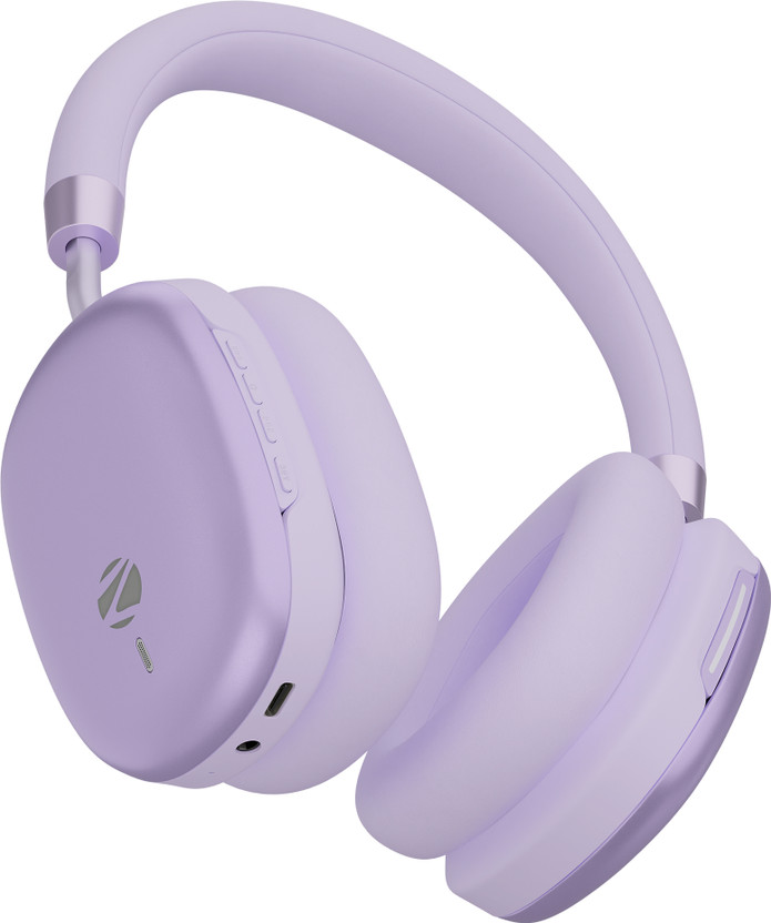 ZEBRONICS Zeb-Silencio 200T (Purple) Bluetooth(Purple, On the Ear)