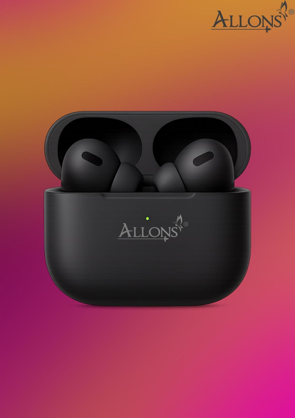 allons TWS Earbuds Pro Style Bluetooth 2nd gen MagSafe Charging Case Touch ANC A100 Bluetooth(Black, True Wireless)