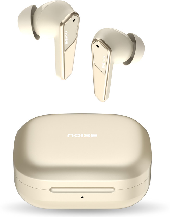 Noise Buds N1 Pro with Metallic Finish, 32dB ANC, 60H Playtime and Instacharge,BT5.3 Bluetooth(Chrome Beige, True Wireless)