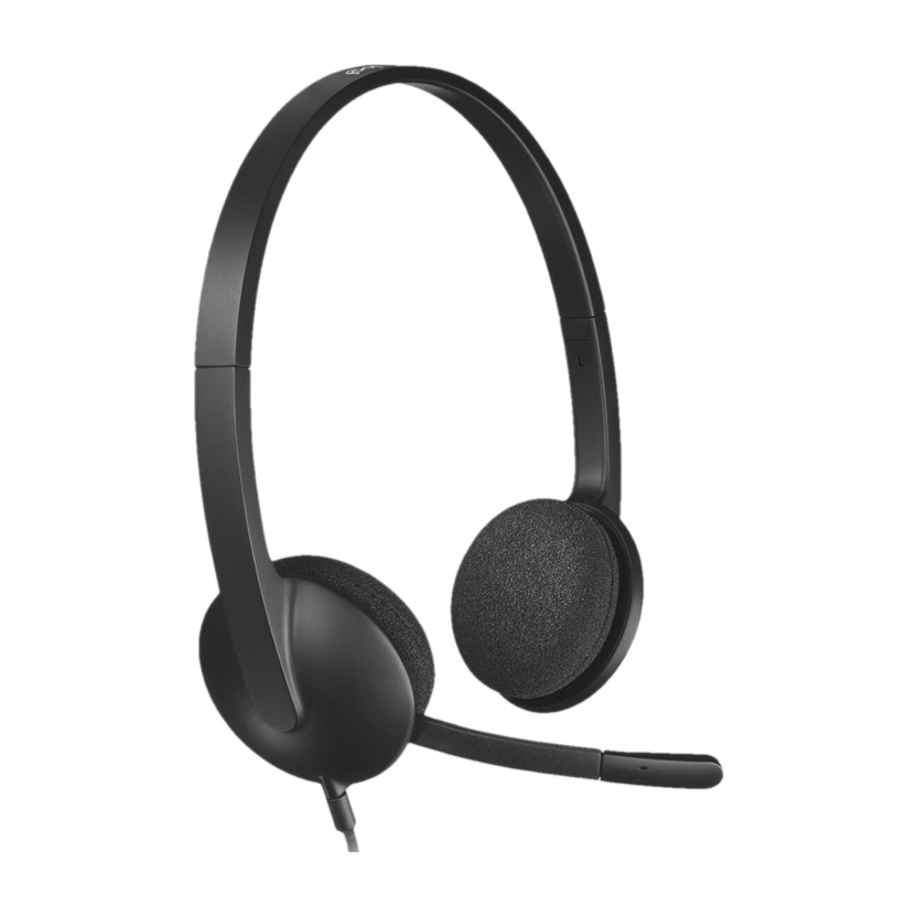 Logitech H340 USB Wired(Black, On the Ear)