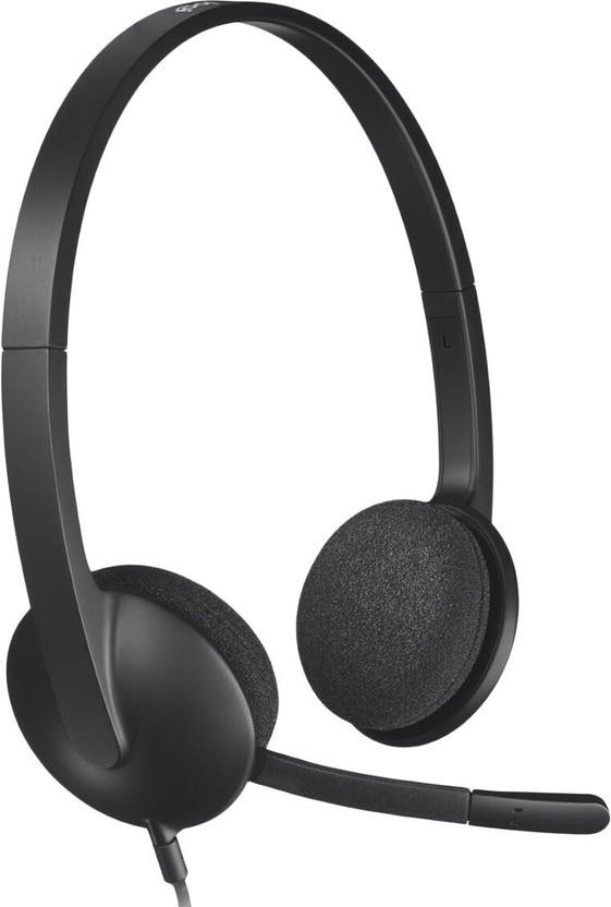 Logitech H340 USB Wired(Black, On the Ear)