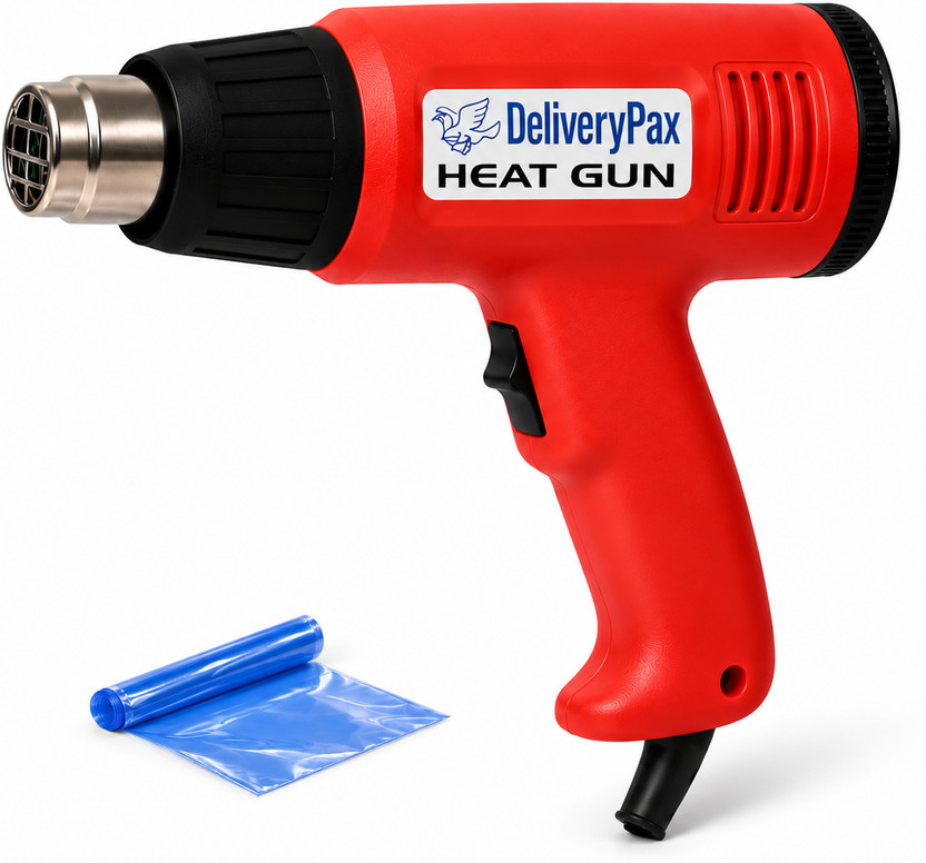 DELIVERYPAX DELIVERYPAX Hot Air Gun Machine with Shrink for Packing & Wrapping, 2000 W Heat Gun - Flipkart Deal