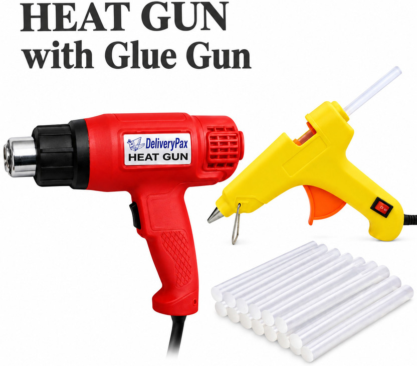 DELIVERYPAX DELIVERYPAX Heat Gun Machine for Packing & Wrapping, Hot Air Gun for Paint & Sticker Removal 2020 W Heat Gun - Flipkart Deal