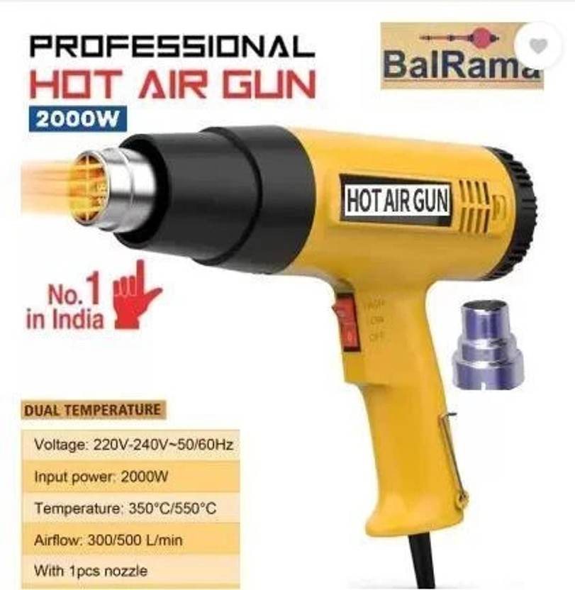 BALRAMA Black Panther Maxx Pamma Machine for Shrink Wrapping 2000 W Heat Gun