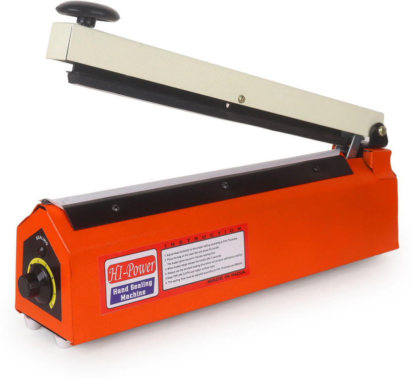 Hi Power 12 Inch Sealing Machine For Pouch, Poly Bag, Food Packet and Plastic Bag Packing Hand Held Heat Sealer(300 mm)
