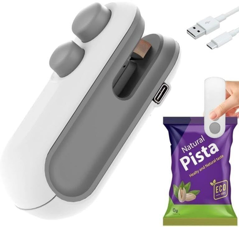 outfithood Portable Mini Sealing Machine 2 in 1 Hand Held Heat Sealer(95 mm)