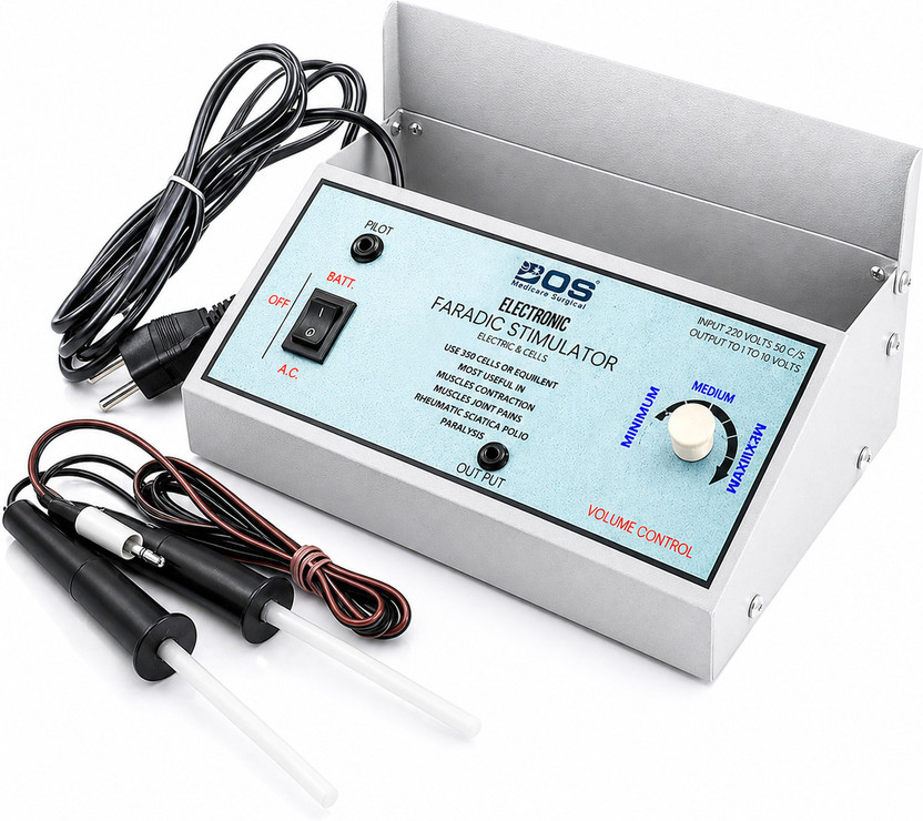 Bos Medicare Surgical Faradic Stimulation Machine Physiotherapy Equipment Electrotherapy Device Heating Pad