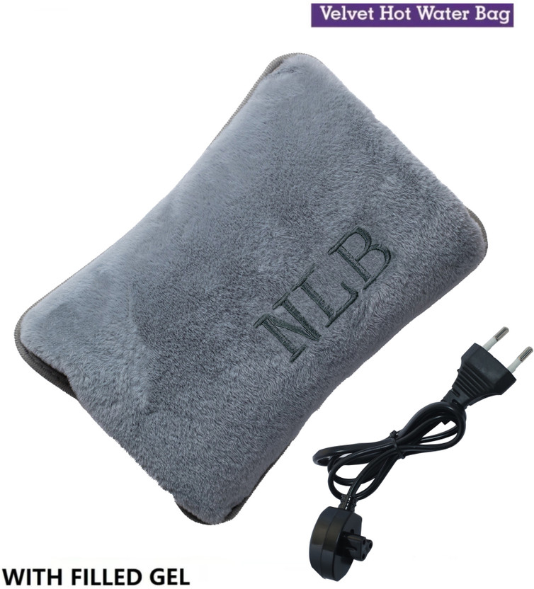 AELENCY Premium Hot Water bag | Heating Bag | Period Heating Pad | Heat Bag Premium Quality Insulated Hot Water Bag For Muscles Joint and Period Cramp 1 L Hot Water Bag(Grey)