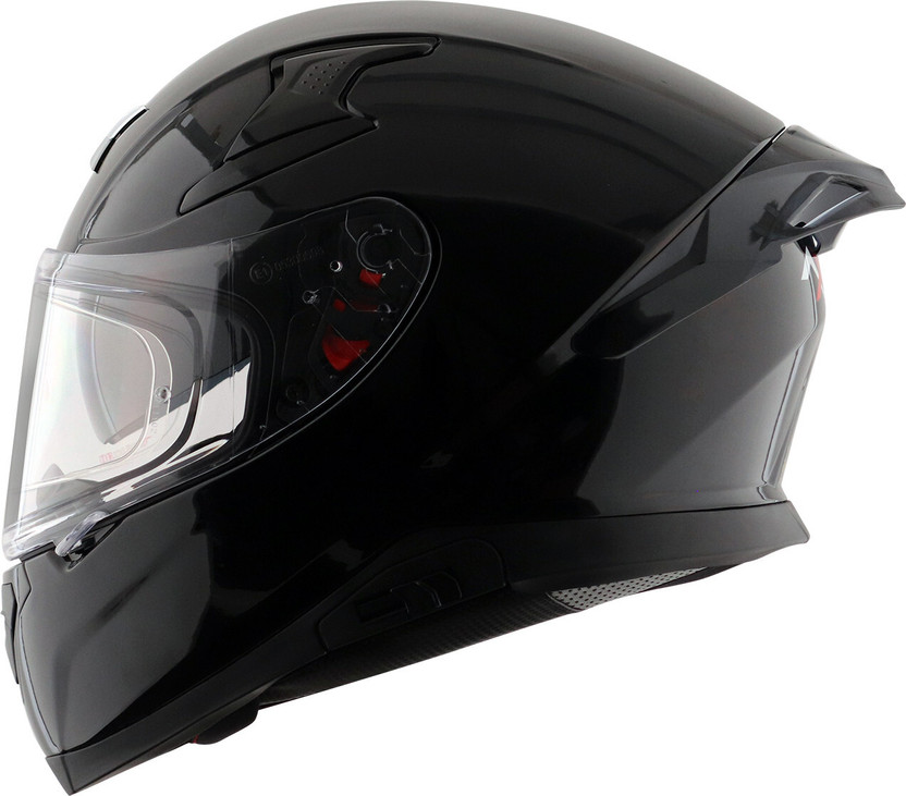 Axor Apex Solid Motorbike Helmet(Black)