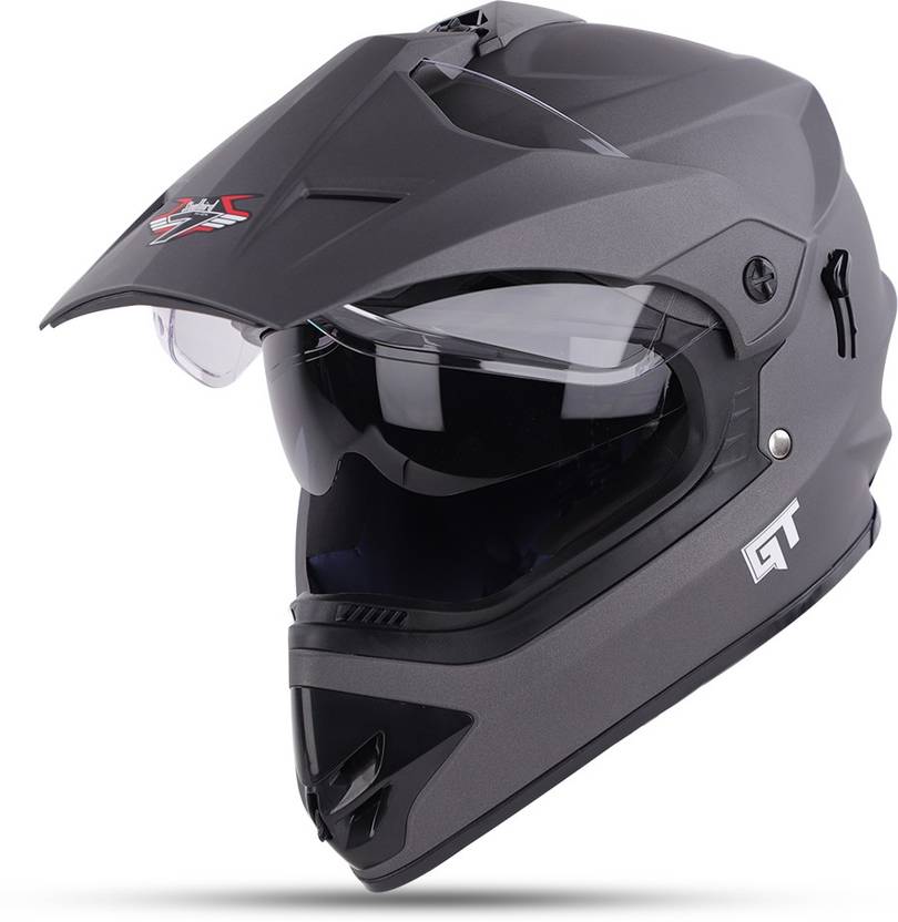 Steelbird Off Road GT ISI Certified Motocross Helmet for Men with Inner