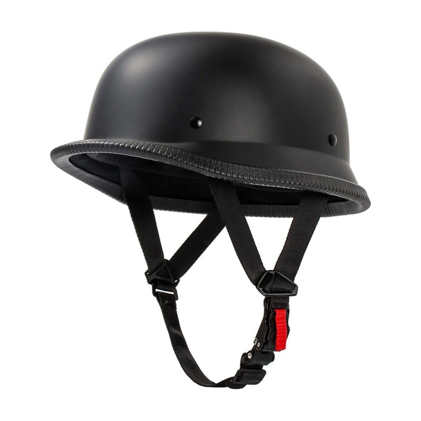 Nutech Nutech German Retro Style World War Inspired Half Helmet Motorbike Helmet(Black) - Flipkart Deal