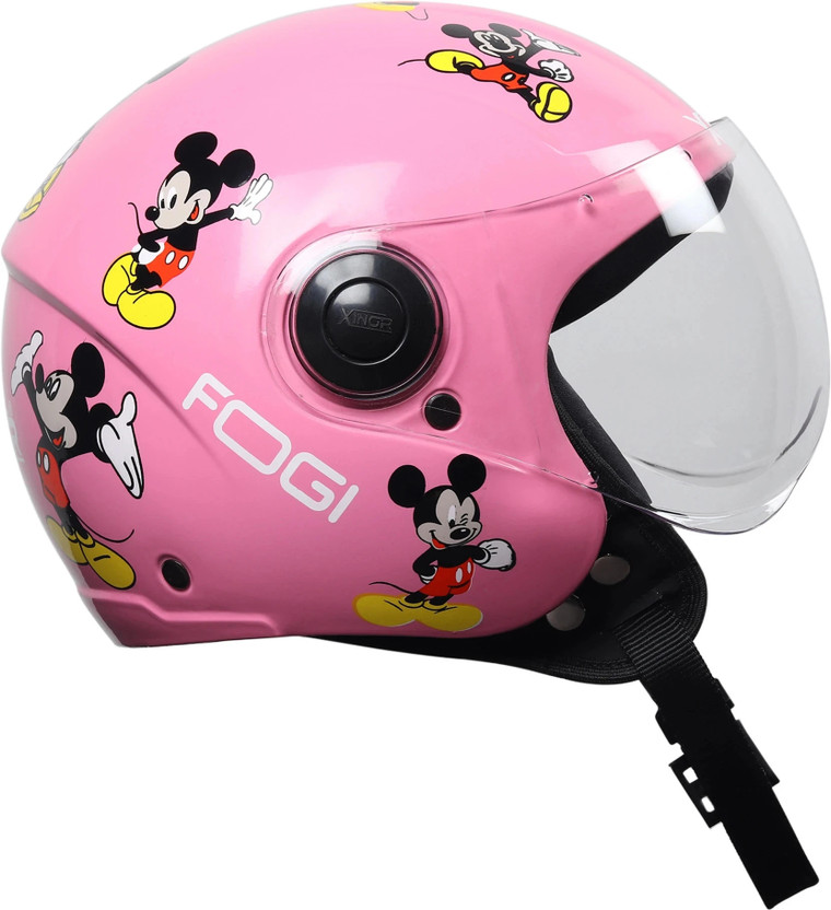 Xinor Fogi for Kids Boys & Girls ISI Certified Motorbike Helmet(Pink)