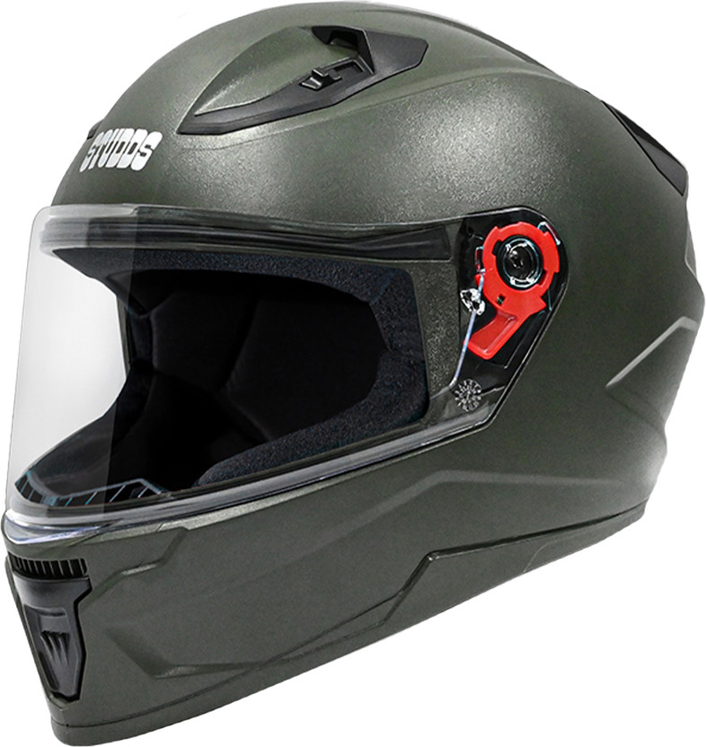 STUDDS Raider Street Motorbike Helmet(Green)